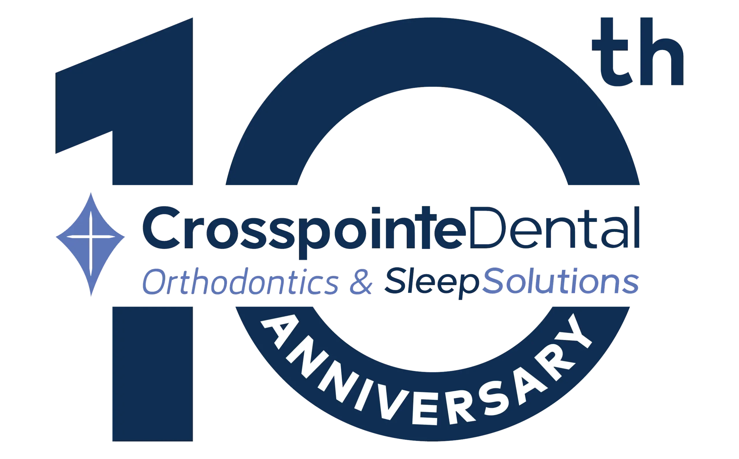 Crosspointe 10th Anniversary Logo